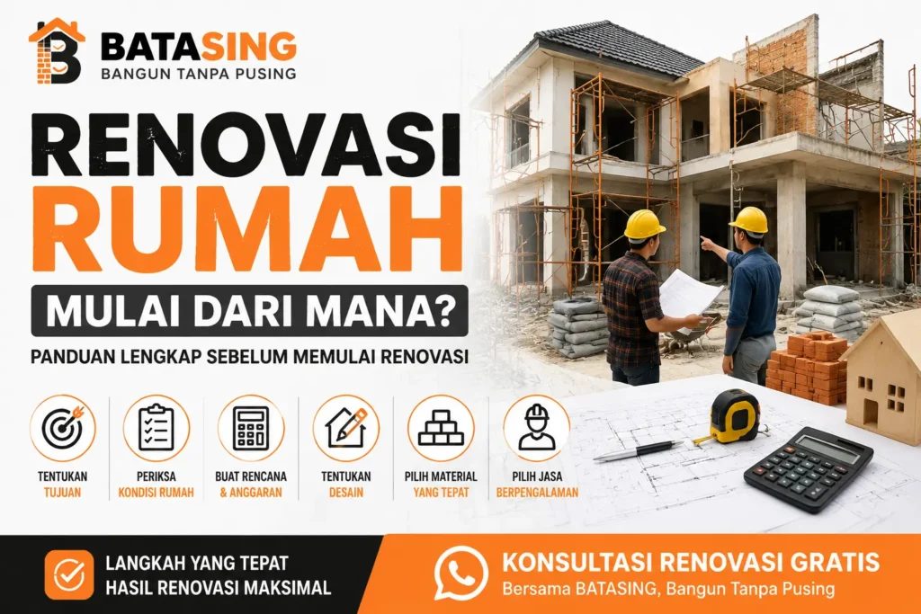 Panduan renovasi rumah mulai dari mana sebelum memulai pekerjaan renovasi